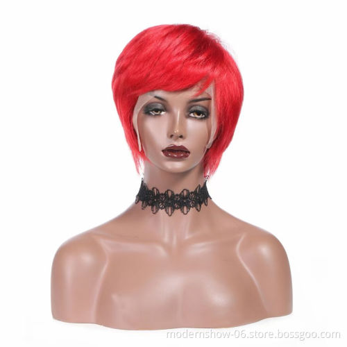 2021 factory customized colored 100% human hair lace wig